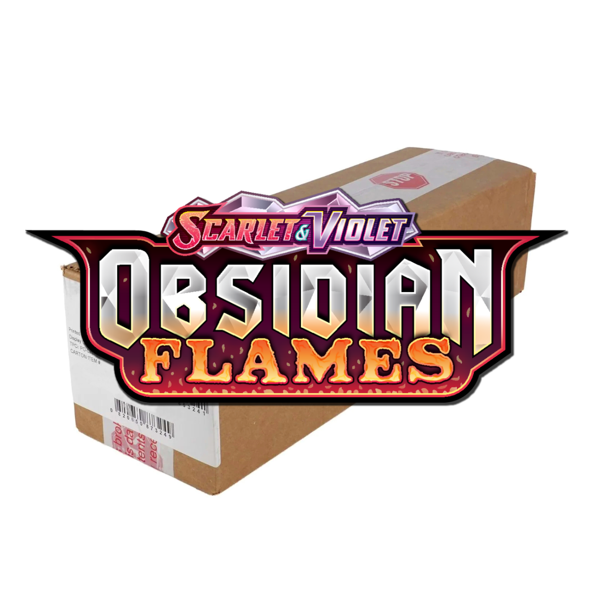 Pokemon Obsidian Flames Sleeved Booster Pack Case