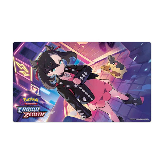 Pokemon Crown Zenith Marnie & Morpeko Playmat