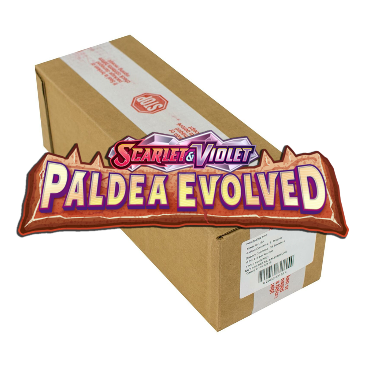 Pokemon Paldea Evolved Booster Box Case