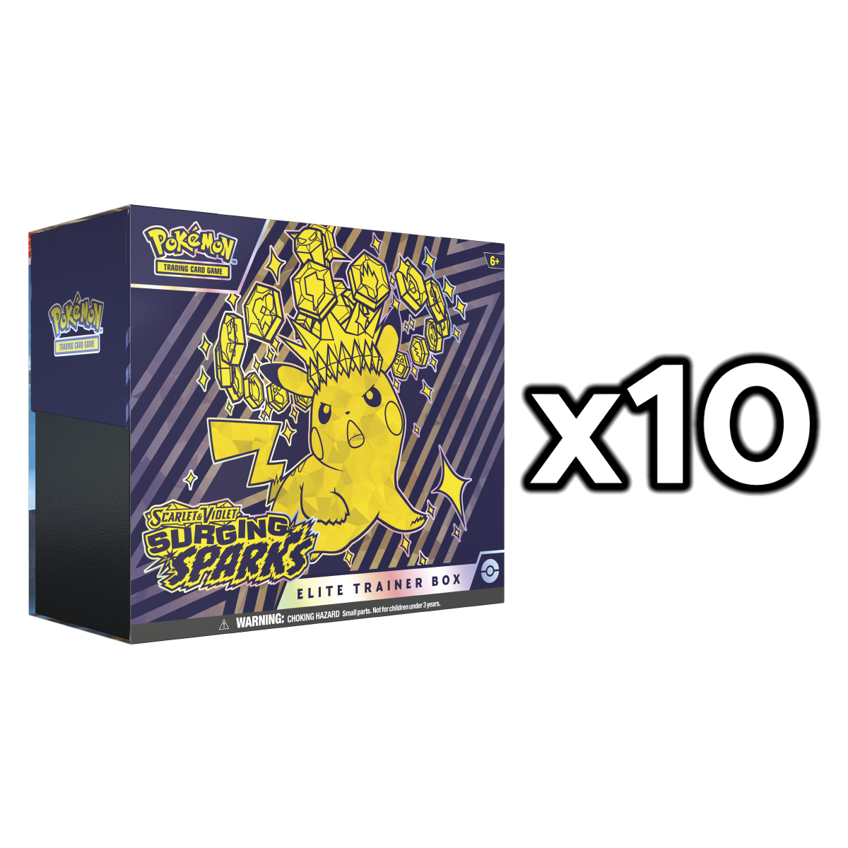 Pokemon Surging Sparks Elite Trainer Box Case