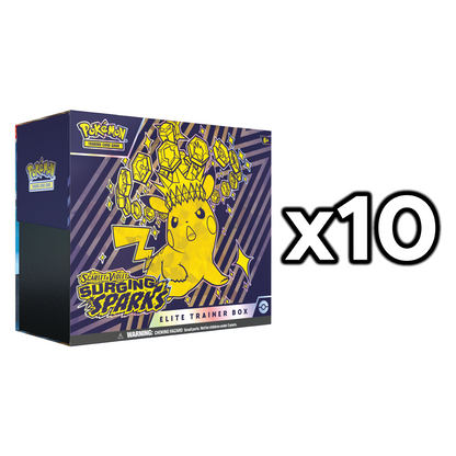 Pokemon Surging Sparks Elite Trainer Box Case